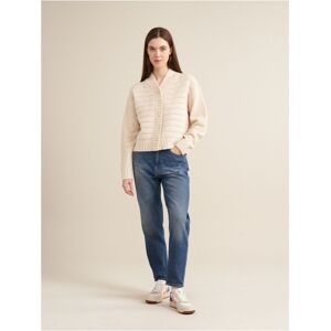 Bellerose Cardigan Gyel Laine Superfine Merinos - Collection Femme - Ivoire