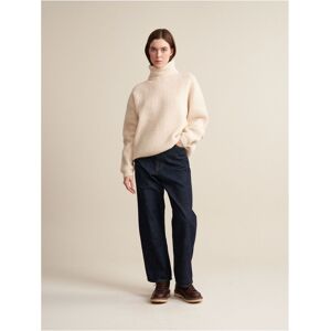 Bellerose Pull Garano Laine Merinos Extra Fine et Alpaga Collection Femme Naturel