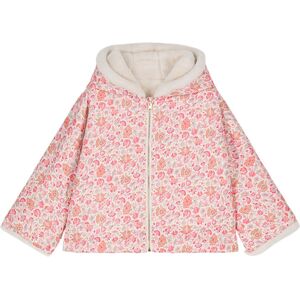 Louise Misha Manteau Reversible Facon Fourrure Felvet - Rose