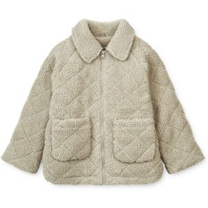 Liewood Veste Matieres Recyclees Facon Fourrure Hartvig Beige