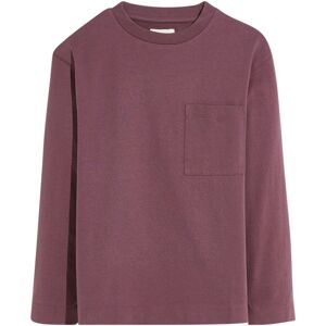 Bellerose T shirt Manches Longues Poche Camo Aubergine