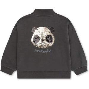 Konges Sløjd Bomber Coton Bio Panda Lou Sequin - Gris anthracite