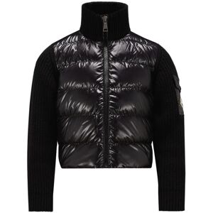 Moncler Veste Bi matiere Col Montant Noir