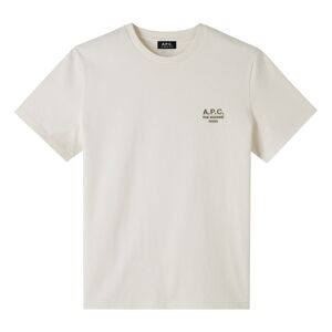 APC T shirt New Raymond Coton Bio Blanc casse