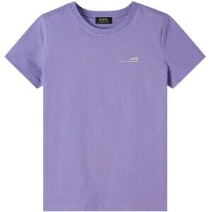 APC T shirt Item F Overdye Coton Bio Violet chine