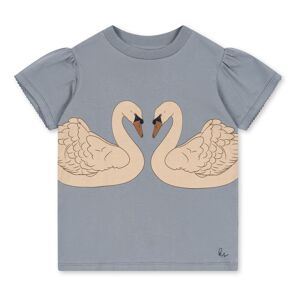 Konges Sløjd T-shirt Manches Ballon Famo Coton Bio - Bleu gris