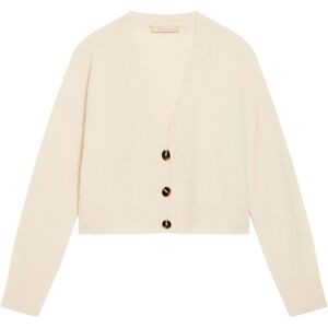 Vanessa Bruno Cardigan Caren Laine Merinos Ivoire