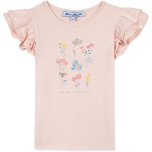 Tartine et Chocolat T-Shirt a Volants - Rose pale