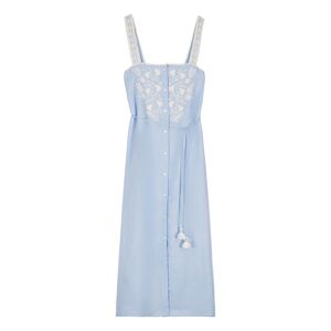 Louise Misha Robe Guanareva Coton Bio - Collection Femme - Bleu ciel