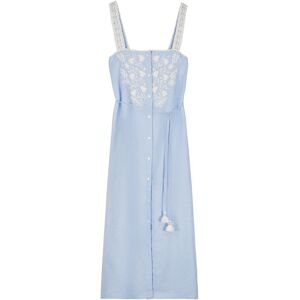 Louise Misha Robe Guanareva Coton Bio - Collection Femme - Bleu ciel