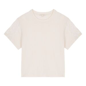 Louise Misha T shirt Laurie Coton Bio Collection Femme Creme