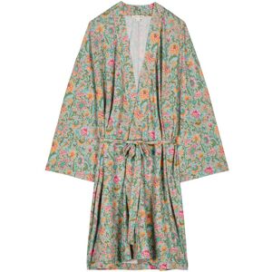 Louise Misha Kimono Yoki Fibres Recyclees Collection Femme Bleu