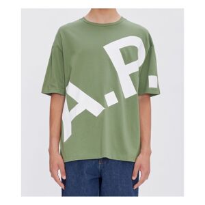 APC T shirt Lisandre Coton Bio Vert