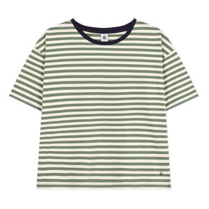 Petit Bateau T-shirt Raye - Collection Femme - Vert kaki