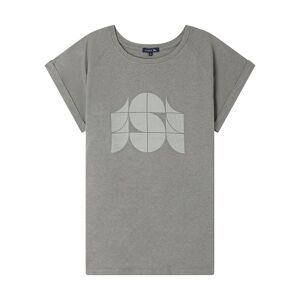 Soeur T-shirt Valentina Coton et Lin - Vert de gris