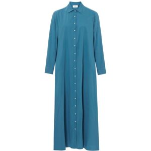 Xirena Robe Boden Popeline de Coton - Bleu paon