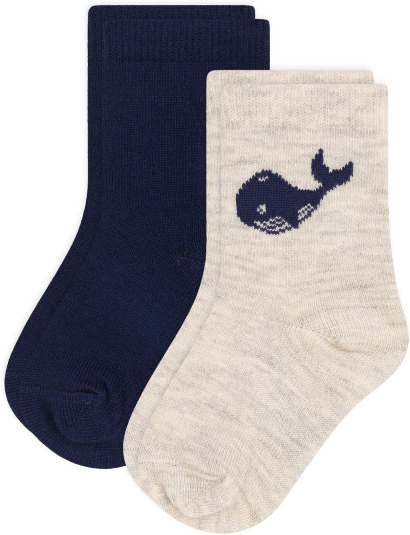 Petit Bateau Lot 2 Chaussettes Baleine - Bleu marine