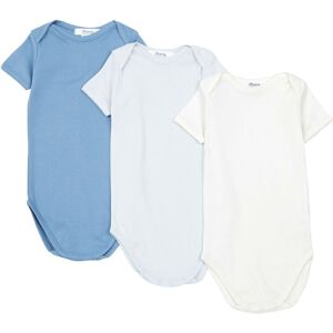 Bonpoint Set de 3 Bodies Coton Bleu