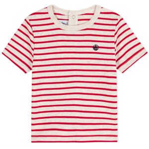 Petit Bateau T shirt Manches Courtes Chine Rouge