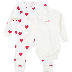 Petit Bateau Ensemble 3 Pieces en Cote Rouge