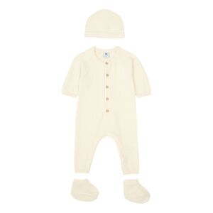 Petit Bateau Coffret Cadeau Naissance en Tricot Beige