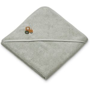 Liewood Cape de bain en coton bio Goya - Gris tourterelle