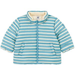 Petit Bateau Doudoune a Capuche Retractable Bleu