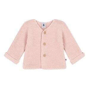 Petit Bateau Cardigan Point Mousse Rose pale