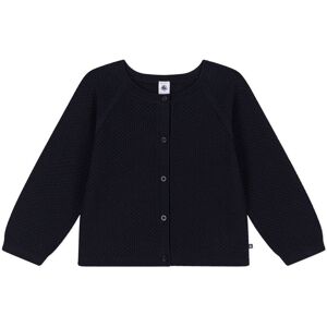 Petit Bateau Cardigan Tricot Bleu marine