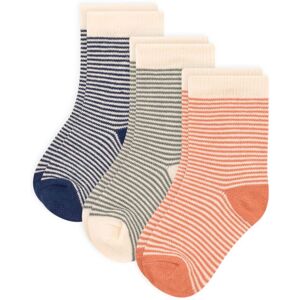 Petit Bateau Lot 3 Paires de Chaussettes Milleraies - Ecru