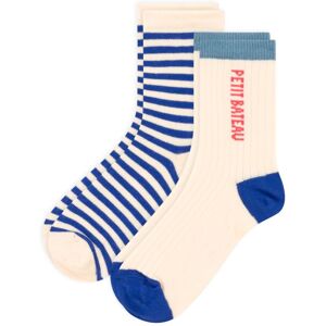 Petit Bateau Lot 2 paires de chaussettes Petit Boat - Bleu