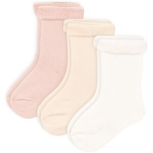 Petit Bateau Lot 3 Paires de Chaussettes Tricot Rose