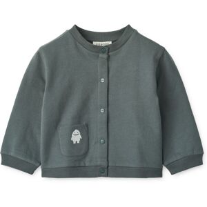 Liewood Cardigan Coton Bio Silvio - Bleu gris