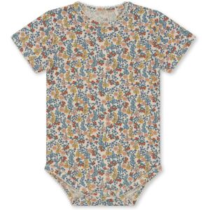 Konges Sløjd Body Manches Courtes Basic Coton Bio - Bleu