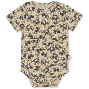 Konges Sløjd Body Manches Courtes Basic Coton Bio - Beige