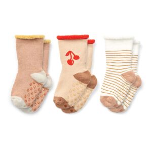 Liewood Lot 3 Chaussettes Antiderapantes Eloy Rose pale