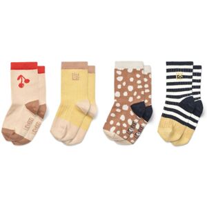 Liewood Lot 4 Chaussettes Silas Beige