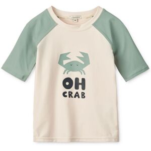 Liewood T-shirt Anti-UV Noah Crabe - Vert Menthe