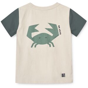 Liewood T shirt Apia Crabe Bebe Ecru