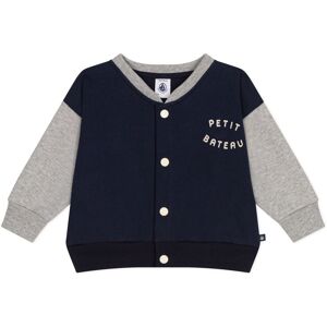 Petit Bateau Bomber Murmure Molleton Bleu marine