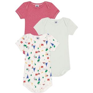 Petit Bateau Lot 3 Bodies Paris - Blanc