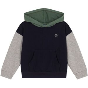 Petit Bateau Sweat Makario Colorblock Bleu marine