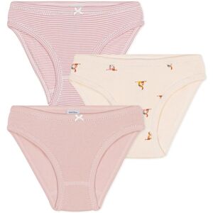 Petit Bateau Lot 3 Culottes Ecureuils Rose