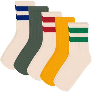 Petit Bateau Lot 5 Chaussettes Sport - Ecru