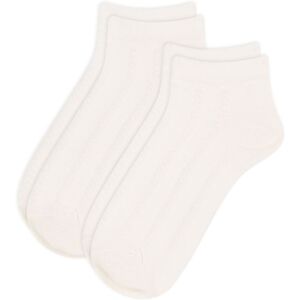 Petit Bateau Lot 2 Chaussettes Ajourees - Ecru