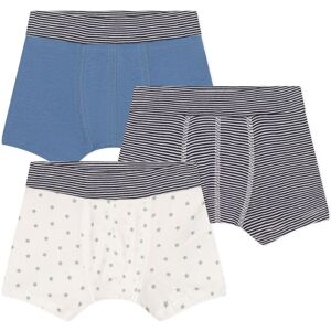 Petit Bateau Lot 3 Boxers Etoiles Bleu