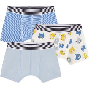 Petit Bateau Lot 3 Boxers Chats Bleu