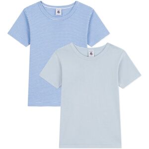 Petit Bateau Lot 2 T-shirts Rayes - Bleu