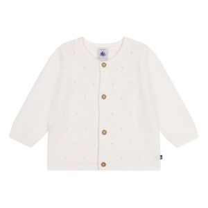 Petit Bateau Cardigan Melia Ajoure Ecru