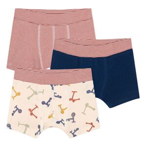 Petit Bateau Lot 3 Boxers Trotinettes Beige